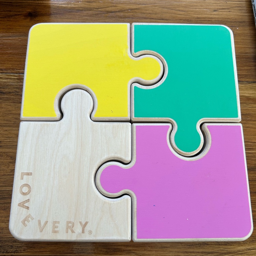 Lovevery Wooden Chunky Puzzle